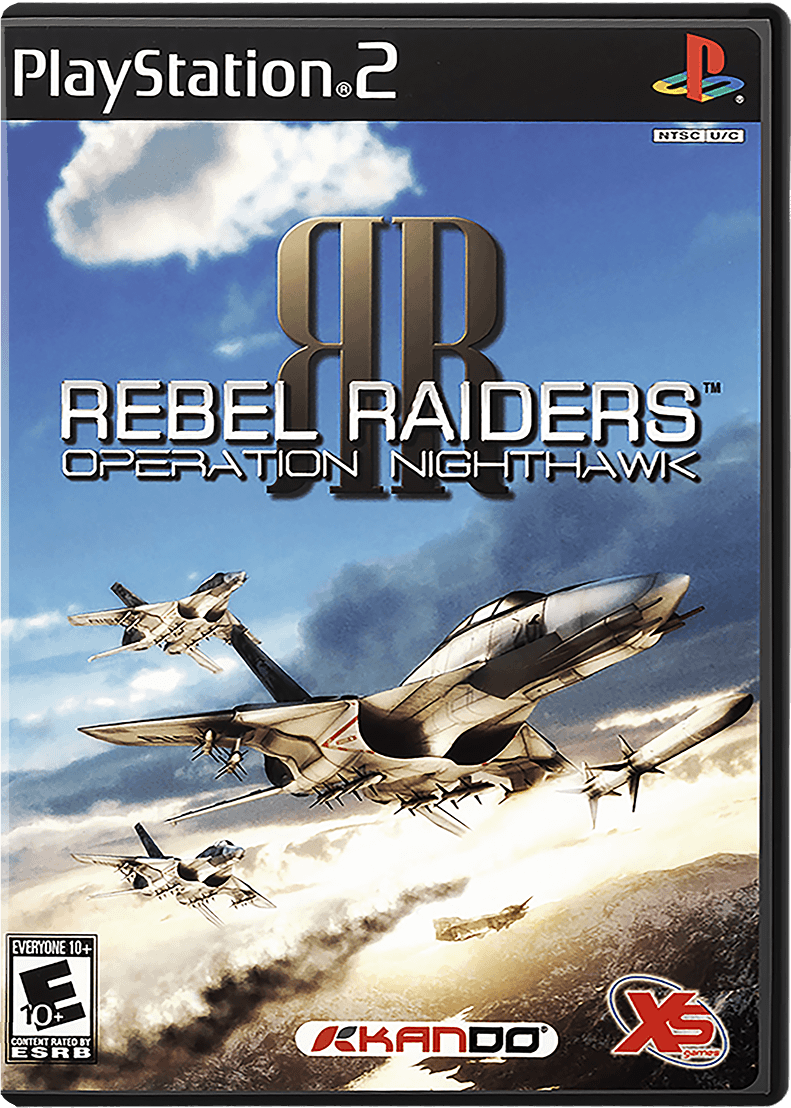 Rebel Raiders Operation Nighthawk box art for Playstation 2